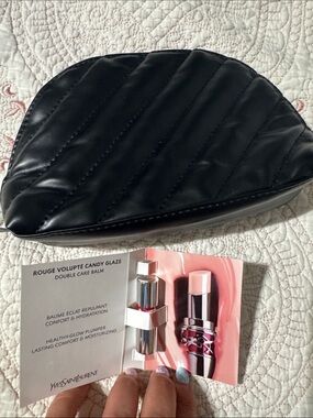 Yves Saint Laurent Candy Glaze Double Care Balm in Pink and Silver